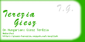 terezia giesz business card